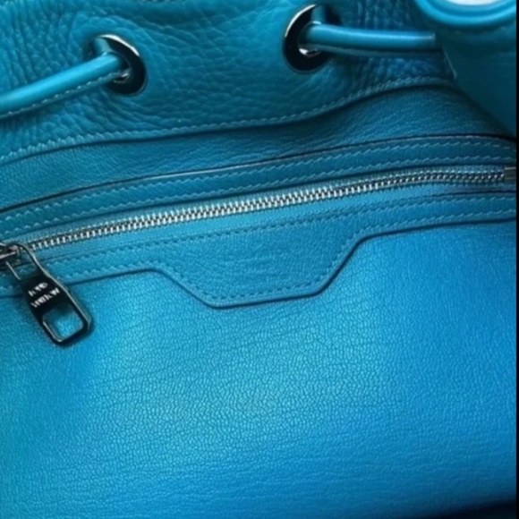 🌺HAUTE MAROQUINERIE🌺 🌟Louis Vuitton🌟 Ltd Edition Custom Teal Leather Bucket - Picture 4 of 10